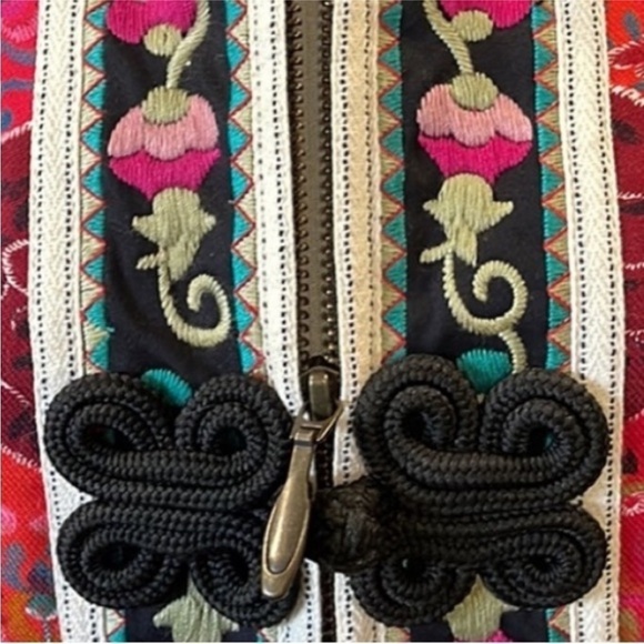 Anthropology Elevenses Satsuma Embroidered Coat Rare - Picture 11 of 15